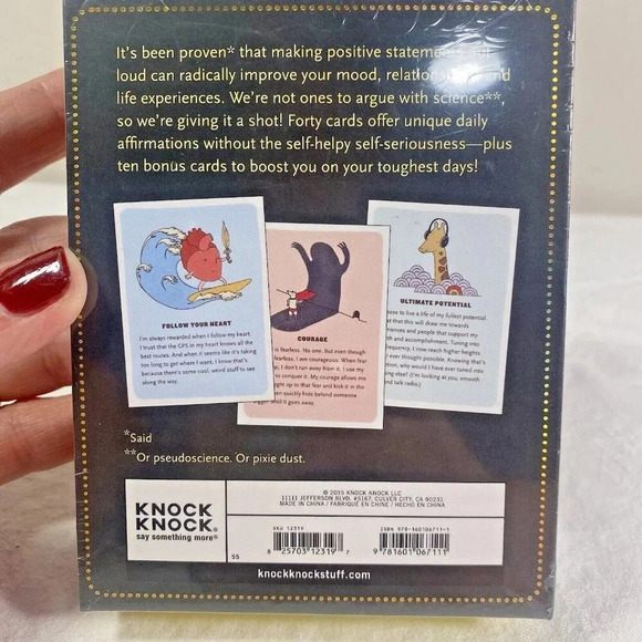 Affirmators! 50 Affirmation Cards to Help You Help Yourself Sealed Unopened - Picture 4 of 8